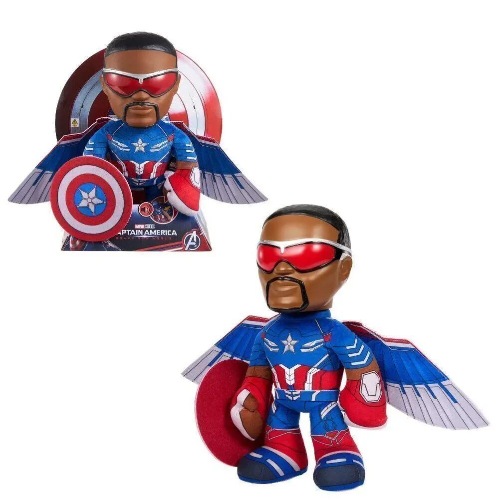 12" Marvel Captain America: Brave New World Plush Toy Figure with Sounds
